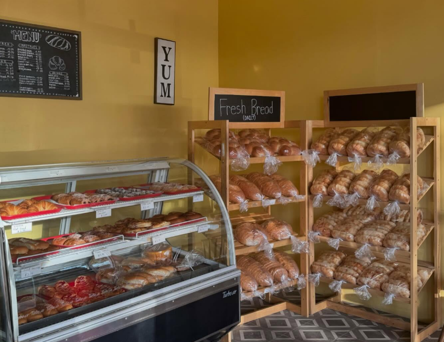 Fresh baked goods at European Bakery