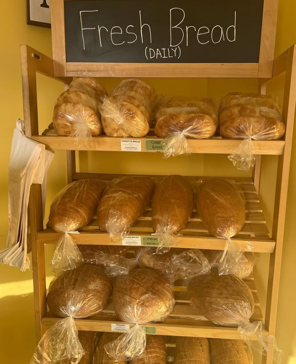 Fresh bread at European Bakery
