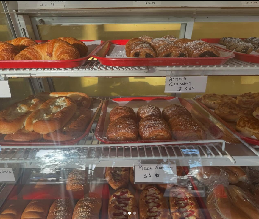 Fresh pastries at European Bakery